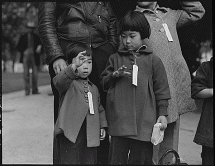 Children Dressed Up for Their Evacuation