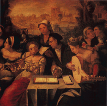 Painting:  The Prodigal Son in the Tavern