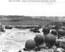Allied Troops Approaching Omaha Beach
