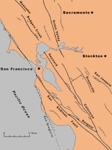 San Andreas Fault - Map Locator