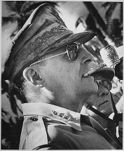 General MacArthur at Leyte Island