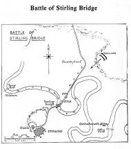 The Battle of Stirling Bridge - Map