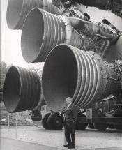 Five F-1 Engines and Dr. von Braun
