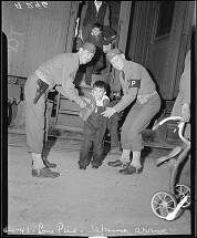 Children Arriving at Lone Pine Camp