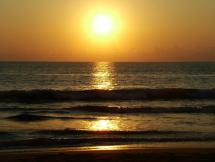 Sunset Over the Water