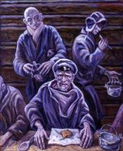 Getman Painting - Prisoners Eating