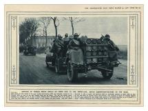 French Supply Trucks Deliver Ammunition - 1916