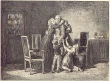 Louis XVI -Saying Good-Bye to the Children 