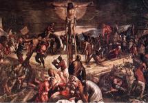 Jesus on the Cross - Tintoretto