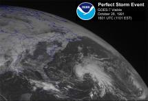 Perfect Storm Event - First Satellite Picture
