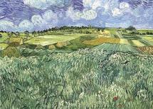 van Gogh Painting - Plain Near Auvers