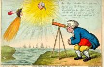 John Bull Making Observations on the Comet - Rowlandson
