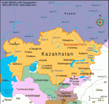 Map Depicting Semipalatinsk