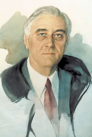 Death and Last Portrait of Franklin Delano Roosevelt