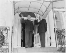 Harry Truman with Mohammad Mosaddegh