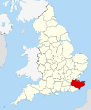 Map Locator - Kent, England