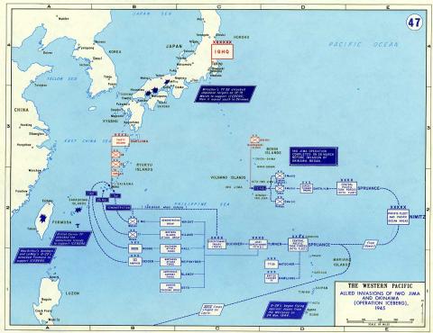 Battle for Iwo Jima - Map