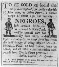 Slave Sale Notice