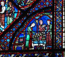Drapers Scene - Sponsors of Window at Chartres