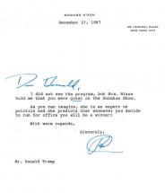 Pat Nixon and Donald Trump
