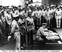 Japanese Surrender - Adm. Nimitz Accepts for U.S.