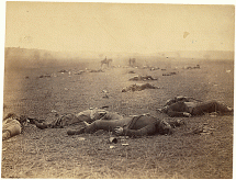 Gettysburg Battlefield - Bodies on the Field