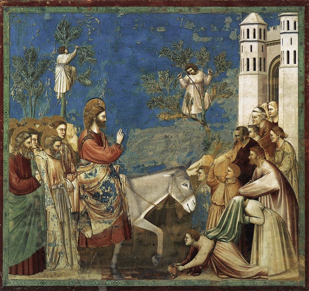 Entry into Jerusalem - Giotto di Bondone