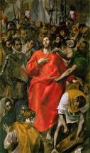 Roman Soldiers Strip Jesus of his Clothes - El Greco