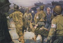 Evacuating Wounded Soldiers