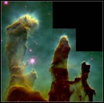 Eagle Nebula - An Early Image from Hubble