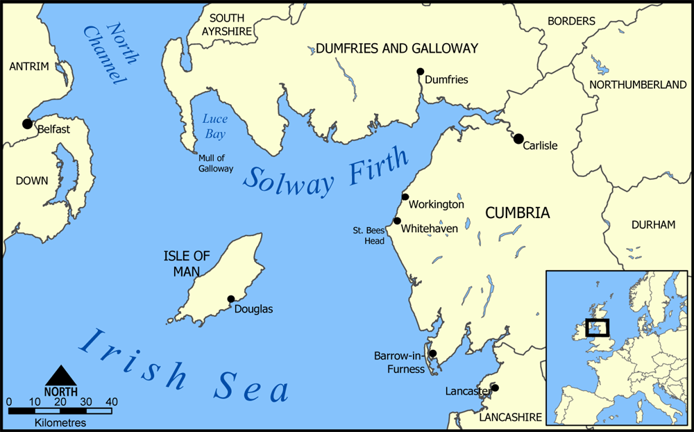 Map Depicting Solway Firth