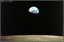 First Earthrise Seen from the Moon