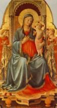 Madonna with the Child and Angels - by Fra Angelico