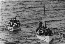 Survivors in Titanic Lifeboats