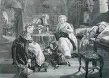 Imprisoned Louis XVI and His Family