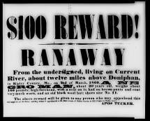 Slavery - Reward Poster