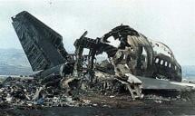 Charred Remains of Pan Am Flight 1736 