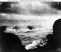Landing Craft - Troops Go Ashore at Omaha Beach