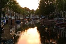 Leiden - View of the Rapenburg Canal