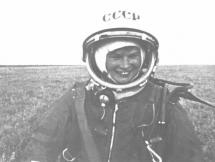 Valentina Tereshkova Wearing Her Space Suit