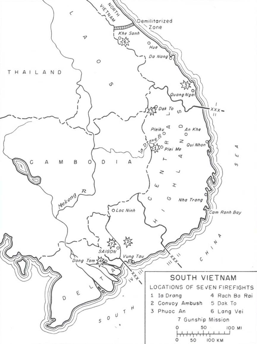 Тетское наступление 1968 карта