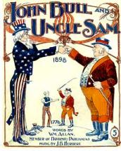 John Bull and Uncle Sam - 1898