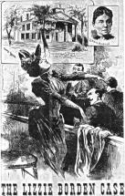 Newspaper Illustration of Lizzie's Trial - She 