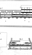 Layout of the Slave Ship Brookes - Below Decks