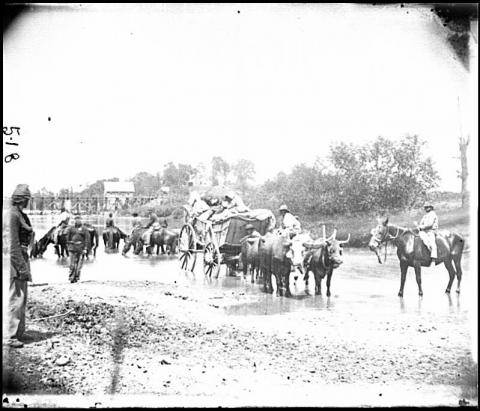 Fugitive Slaves Fording the Rappahannock River