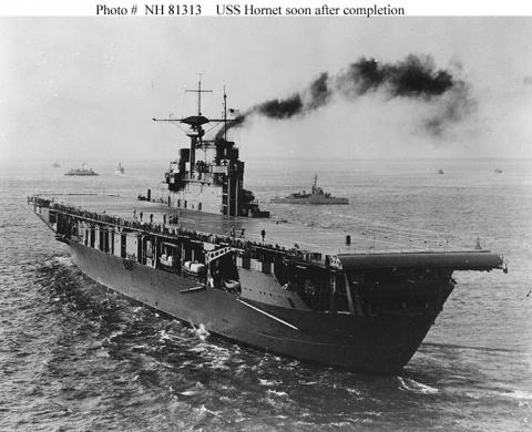 USS Hornet (CV8) - Aircraft Carrier