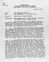 Memo to Marine Corps from Commanding General Regarding Navajo 