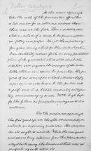 Lincoln - Handwritten Inaugural Address, Page 1