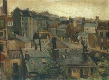 Paris Years - View of Roofs and Backs of Houses 