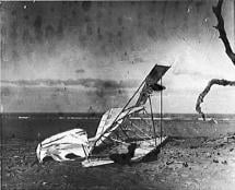 Wright Brothers 1900 Glider - Storm Damaged